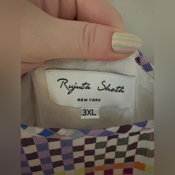 3XL Rujuta Sheth Leila Dress in Light Rubix - Picture 4 of 6